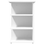 vidaXL Armoire latérale Blanc 35x35x55 cm Aggloméré