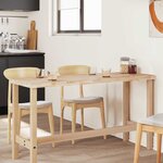 vidaXL Dessus de table rectangulaire 140x60x4 cm bois massif d'acacia