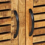 vidaXL Cabinet à chaussures avec stockage Marron 110 x 38 x 45 cm