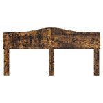 vidaXL Tête de lit Chêne fumé 200 cm Bois d'ingénierie