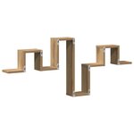 vidaXL Étagère murale en chêne artisan de 104 5x10x43 cm en bois d'ingénierie