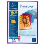 Porte-vues PP A4 180 vues KREACOVER ass. EXACOMPTA