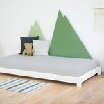Lit simple TEENY 90 x 200 blanc