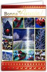 Carte bonne année doré présentez vos meilleurs vœux souhaits avec enveloppe