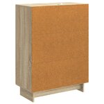 vidaXL Buffet Chêne Sonoma 66 x 34 5 x 90 cm Bois d'ingénierie
