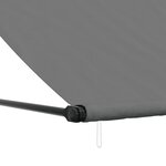 vidaXL Auvent rétractable anthracite 250x150 m tissu et acier