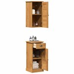vidaXL Ensemble de mobilier de salle de bain avec tiroir VIGO 2 Pièces
