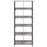 vidaXL Bibliothèque sonoma gris 78 5x33x188 5 cm bois d'ingénierie