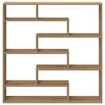 vidaXL Étagère cube murale 7 compartiments chêne artisanal