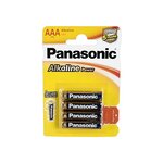 Blister 4 Piles Alcaline Power BRONZE LR03/AAA (Micro) 1 5 V PANASONIC