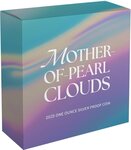 Pièce de monnaie en Argent 1 Dollar g 31.1 (1 oz) Millésime 2025 MOTHER OF PEARL CLOUDS