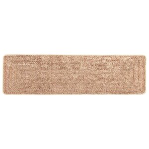 vidaXL Coureur de Tapis MARSA Jaune 100 x 400 cm Polyester et PVC