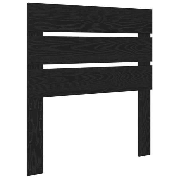 vidaXL Tête de lit Chêne noir 90 cm Bois d'ingénierie