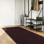 vidaXL Coureur de Tapis MARSA Anthracite 100 x 250 cm Polyester et PVC