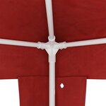 vidaXL Tente de fête Rouge 600 x 300 x 255 cm PE et acier