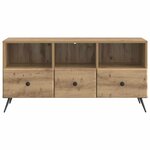 vidaXL Meuble TV 102 x 34 5 x 50 cm Chêne artisanal Bois d'ingénierie