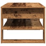 Table basse vidaXL en bois ancien 102x55x45 cm en bois reconstitué