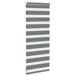 vidaXL Store zèbre gris foncé largeur du tissu 50 9 cm polyester