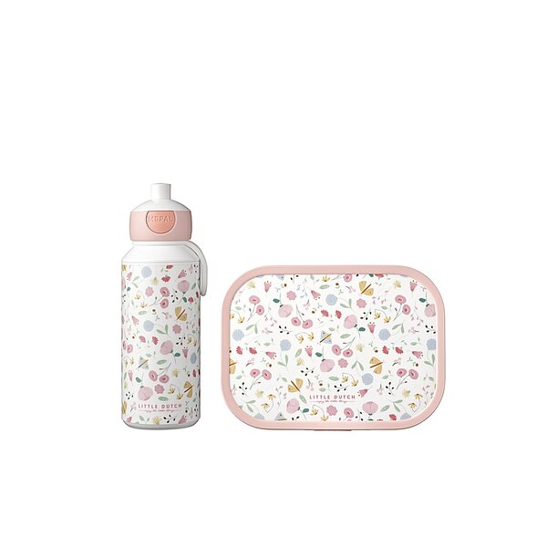 Mepal 107410165243 - set campus (pu+lb) Little Dutch - Flowers & butterflies