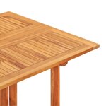 vidaXL Ensemble à manger d'extérieur pliable 7 Pièces Bois solide de teck