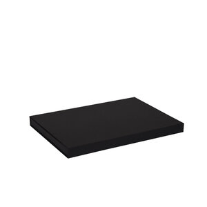 Boîte ultra-plate aimantée luxe noir mat 30.4 x 20.8 x 2 cm