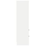 vidaXL Étagère blanche Blanc MDF Standard Étagère blanche