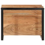 vidaXL Étagère murale 40x30x50 cm bois massif d'acacia et fer