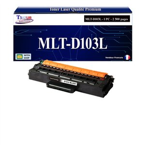 T3AZUR - Toner compatible avec Samsung MLTD103L D103L pour Samsung ML-2545 ML-2950 ML-2950ND ML-2950NDR ML-2951 ML-2951D ML-2955 ML-2955DW ML-2955FW ML-2955ND ML-2956