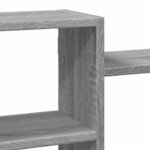 vidaXL Étagère murale sonoma gris 129x18x42 cm bois ingénierie