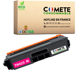 TN423 - 1 toner compatible avec Brother TN423 Magenta - Entreprise française