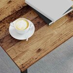 vidaXL Table basse Bois ancien 60 x 30 x 36 cm Bois d'ingénierie