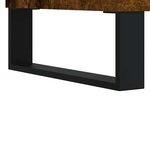 vidaXL Armoire de bain chêne fumé 65x33x60 cm bois d'ingénierie