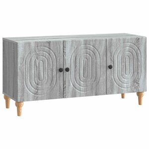 vidaXL Meuble TV 99 x 34 5 x 50 cm Sonoma gris Bois d'ingénierie