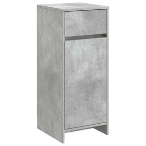 vidaXL Armoire de salle de bain Gris béton 35 x 36 5 x 85 cm