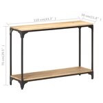 vidaXL Table console 110x30x75 cm Bois de manguier massif