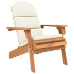 vidaXL Ensemble de salon de jardin Adirondack 5 Pièces bois acacia solide
