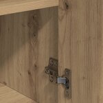 vidaXL Buffet chêne artisanal 79 x 38 x 80 cm Bois d'ingénierie