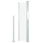 vidaXL Auvent latéral rétractable de patio 140x300 cm Crème