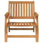 vidaXL Chaises de jardin 2 Pièces 76x67x73.5 cm Bois massif d'acacia