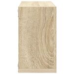 vidaXL Étagères cube murales 4 Pièces Chêne sonoma 26x15x26 cm
