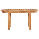 Salon de jardin meuble d'extérieur ensemble de mobilier 3 pièces en forme de banane bois de teck solide 02_0016046