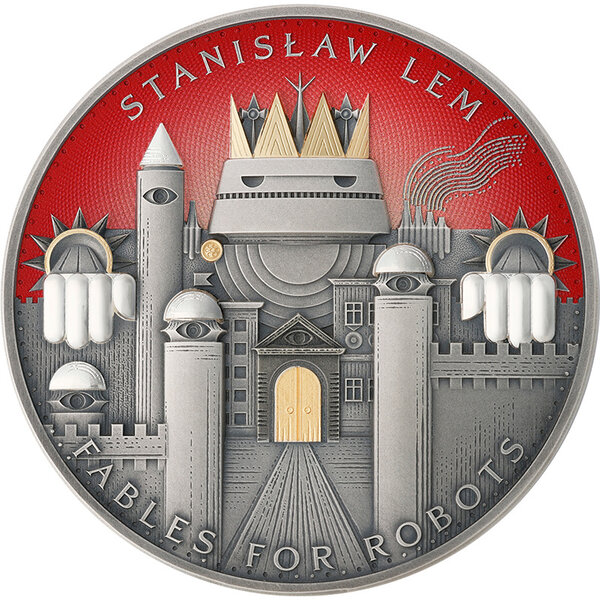 Monnaie STANISLAW LEM Fables For Robots Argent 2000 Francs Cameroon 2025