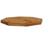 vidaXL Dessus de table 40x40x2 5 cm octogonal bois de teck massif