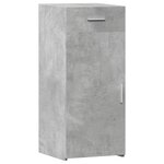 vidaXL Buffet gris béton 40x42 5x93 cm bois d'ingénierie