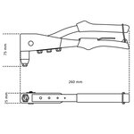 Betaa tools riveteuse 1741b 017410000