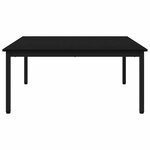 vidaXL Table basse Chêne noir 100 x 100 x 45 cm Bois d'ingénierie