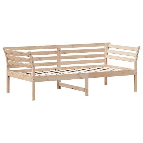 vidaXL Lit de jour 75x190 cm Bois de pin massif