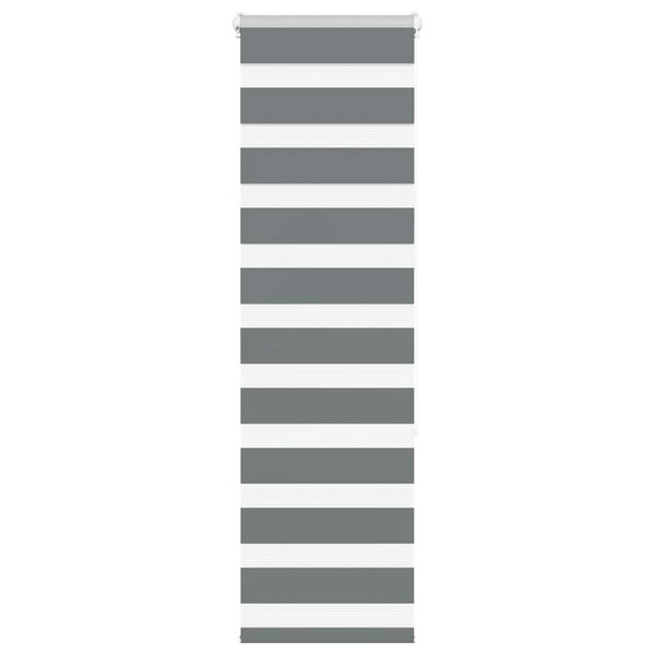 vidaXL Store zèbre gris foncé largeur du tissu 45 9 cm polyester