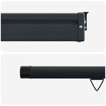 vidaXL Store latéral de balcon 80 x 250 cm 100  polyester fer acier