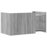 vidaXL Table basse sonoma gris 100x50x50 cm bois d'ingénierie